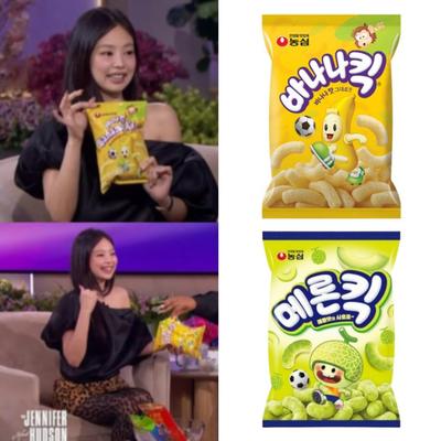 Snack Soffiato Coreano – Banana Kick, Melon Kick (26 Opzioni)