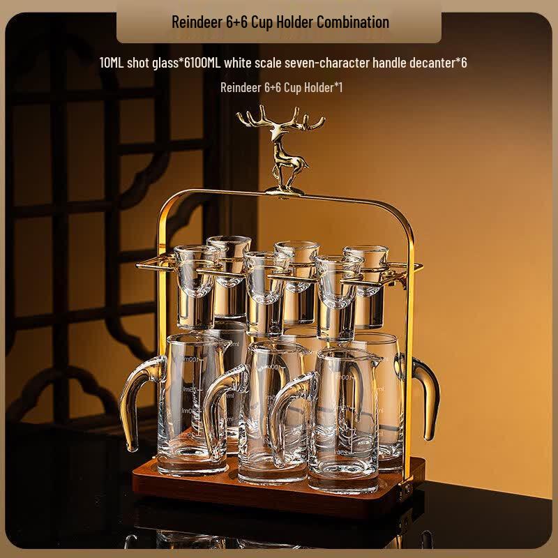 Crystal Glass Baijiu Cup Set