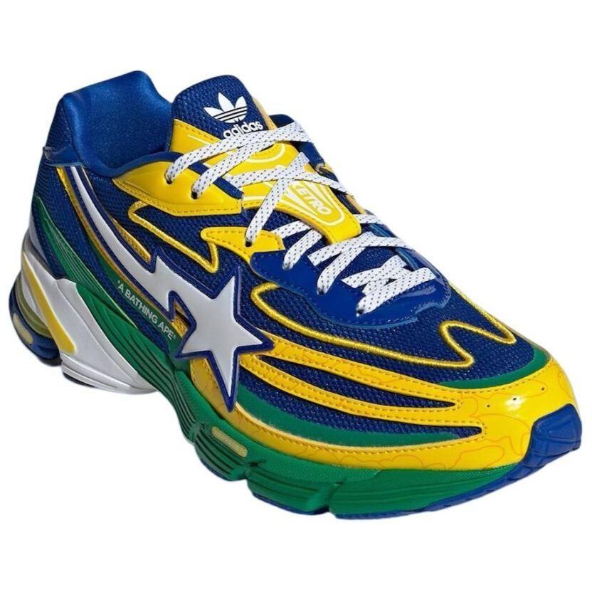 Orketro Bape x Orketro Adidas Originals 'Giallo Blu Verde' JQ2398