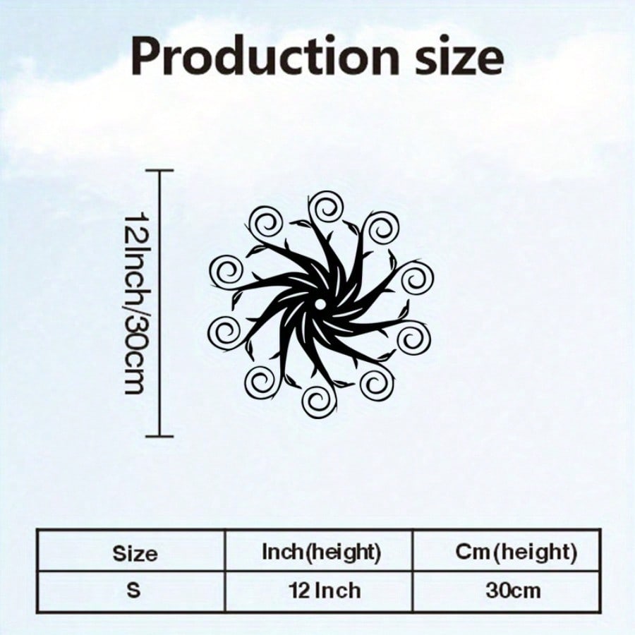 Wrought Iron Spiral Tree Metal Wall Art Vintage Sculpture