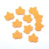 2Pcs Maple Leaf Fall Fashions Silicone Beads for DIY Keys Chain Loose Spacing Focal Beads Jewelry Making Necklaces Bracelets