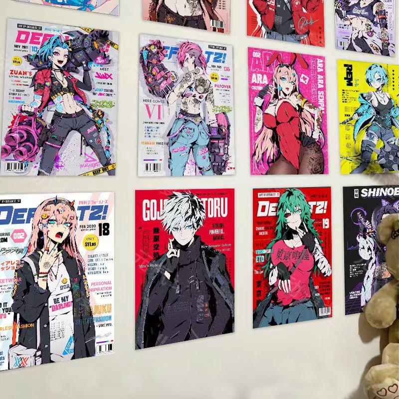 

Аниме-постеры, настенные украшения, всего 20 штук.