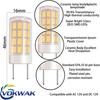 GY6.35 LED Bulb 12V AC/DC GY6.35 Bi-pin Base T4 JC Type 4W LED Bulb Dimmable 40W Halogen Bulbs Equivalent for for Desk Lamp,Chandelier Light
