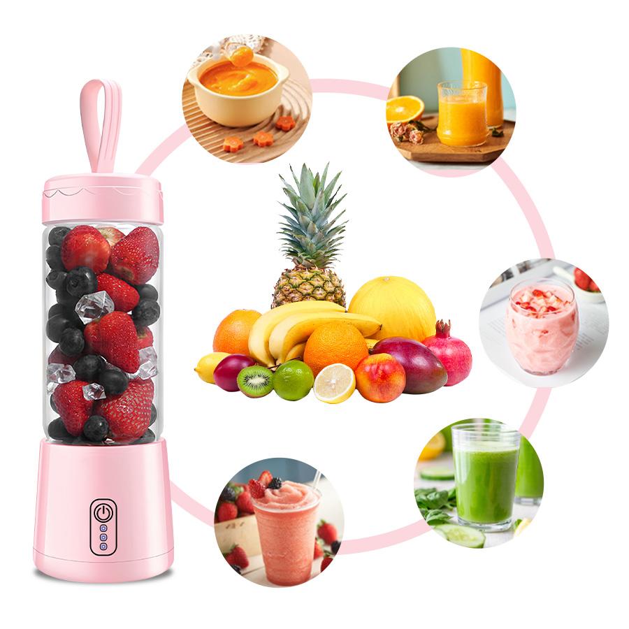 Personal Smoothie Maker: Portable, USB Rechargeable, One-Trick Blending, Perfect for Protein Shakes & Juice On The Go!