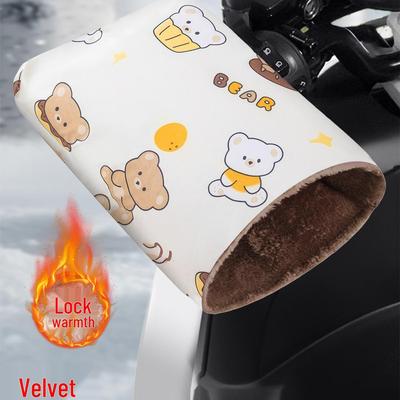 Winter Waterproof Windproof Electric Vehicle Motorcycle Gloves and Handlebar Covers