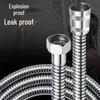 High-Pressure Explosion-Proof Stainless Steel Shower Hose and Head