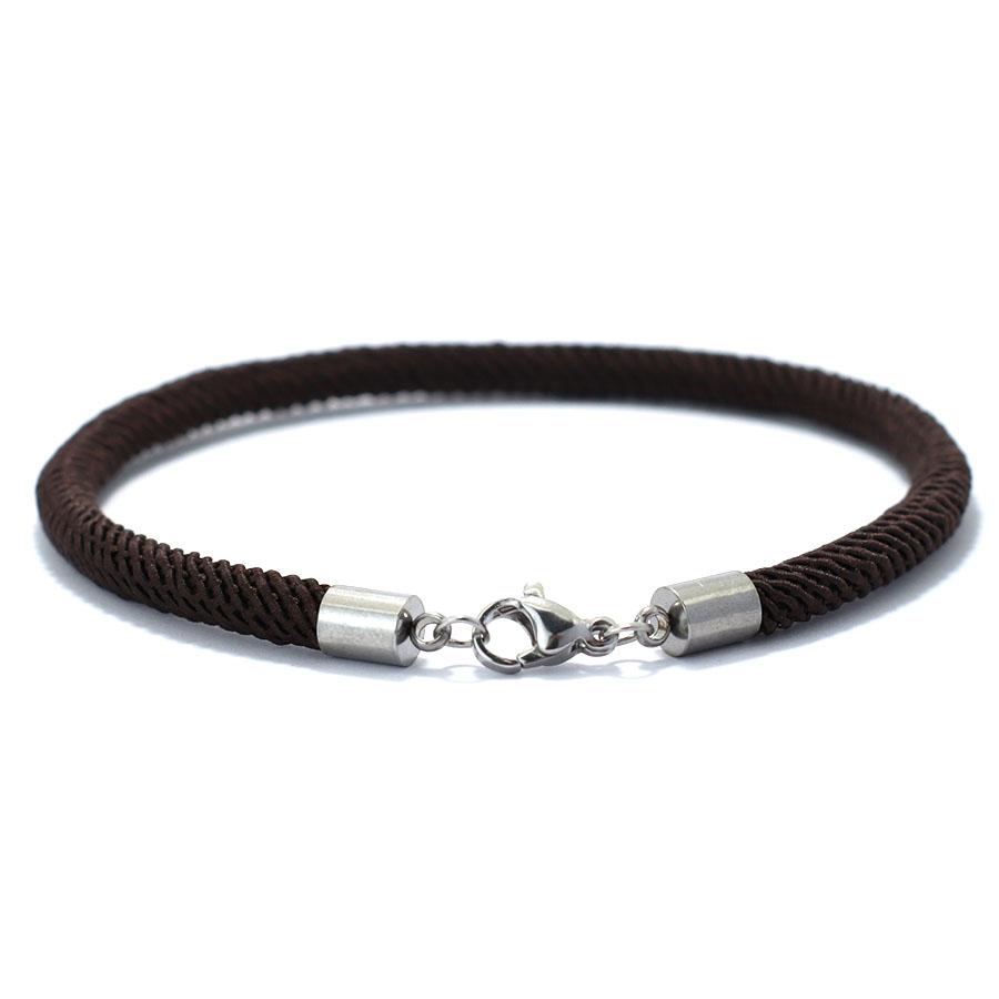 Braccialetto Fortunato Minimalista Unisex Corda Inossidabile Ipoallergenico Accessorio Casual da Spiaggia Per Coppie Braccialetto Corda Rosso Nero Joias