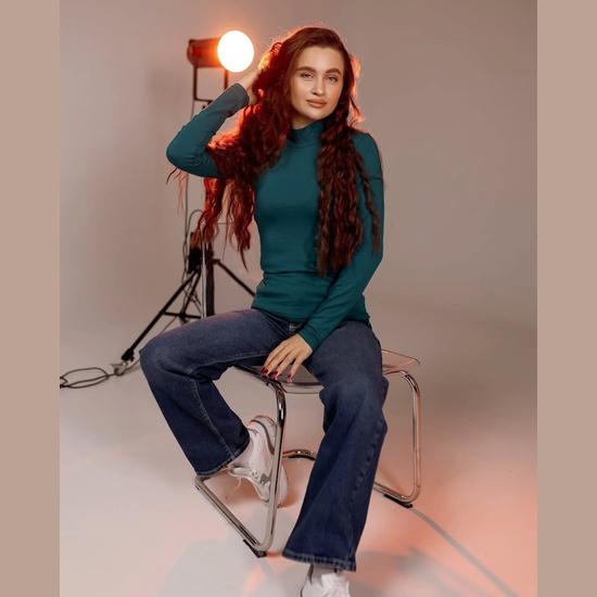 Women’s Classic Turtleneck – Elegant Fit & All-Season Comfort Any season 8047-036 HC