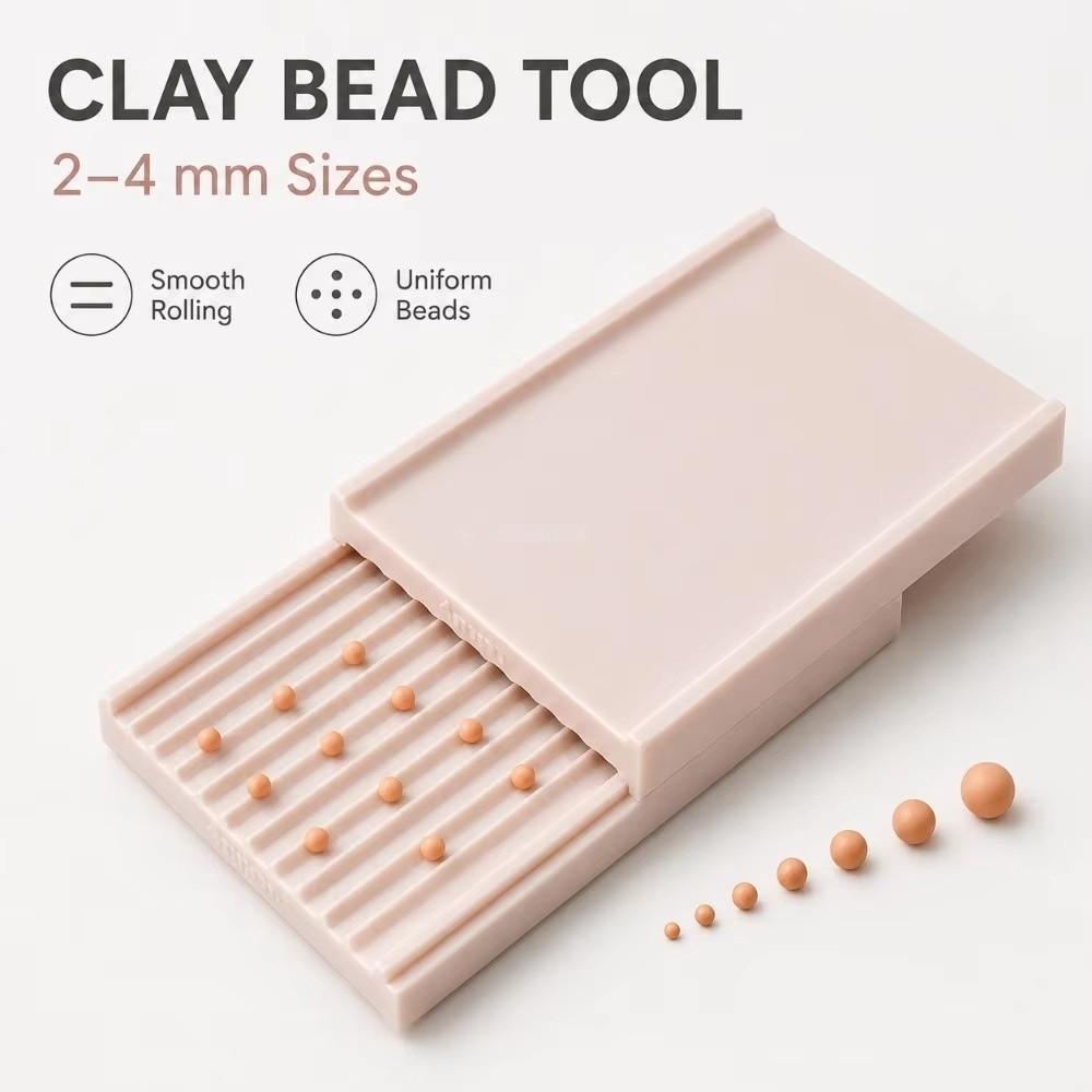 3D Printed Polymer Clay Bead Roller 2-4mm Clay Bead Making Plate Clay Sphere Shaper  Craft Supplies