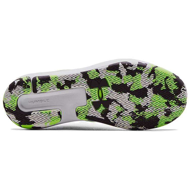 Under Armour Lockdown 5 Halo Grey Quirky Lime Men Sneakers 3023949-103