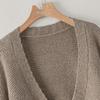 Women's Loose V-Neck Short Knit Cardigan