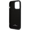 Etui do iPhone 14 Pro BMW Skórzane z kieszenią na karty Czarne