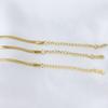 14K Goud Roestvrij Staal Hart Armband met Diamant en Zirkonia in Groen, Wit en Roze