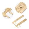 Brass Sliding Gauge Vernier Caliper Ruler Measuring Tool Double Scales Mm/inch Double Scale Vernier Caliper Vernier Caliper