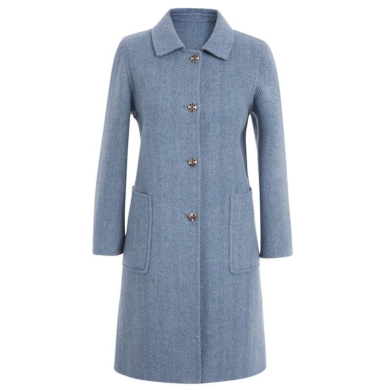 G·TENNA Women's Double-sided Wool Coat