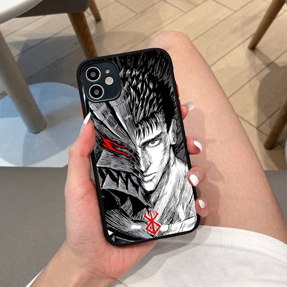 Berserk Guts Hot Anime Phone Case For IPhone 16 15 14 11 12 13 Pro Max Plus 12 XS Max Back Cover Matte Case
