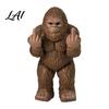 Conversation Starter Desk Decor Mini Monkey Figurine Funny Resin Frog Statue with Middle Finger Gesture Sarcastic Unique Birthday Gift Ideas