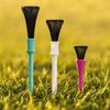 3pcs Pointed Tip Golf Tee Set Textured Collar Golf Tees Professional Step Tee Set  Driving Range