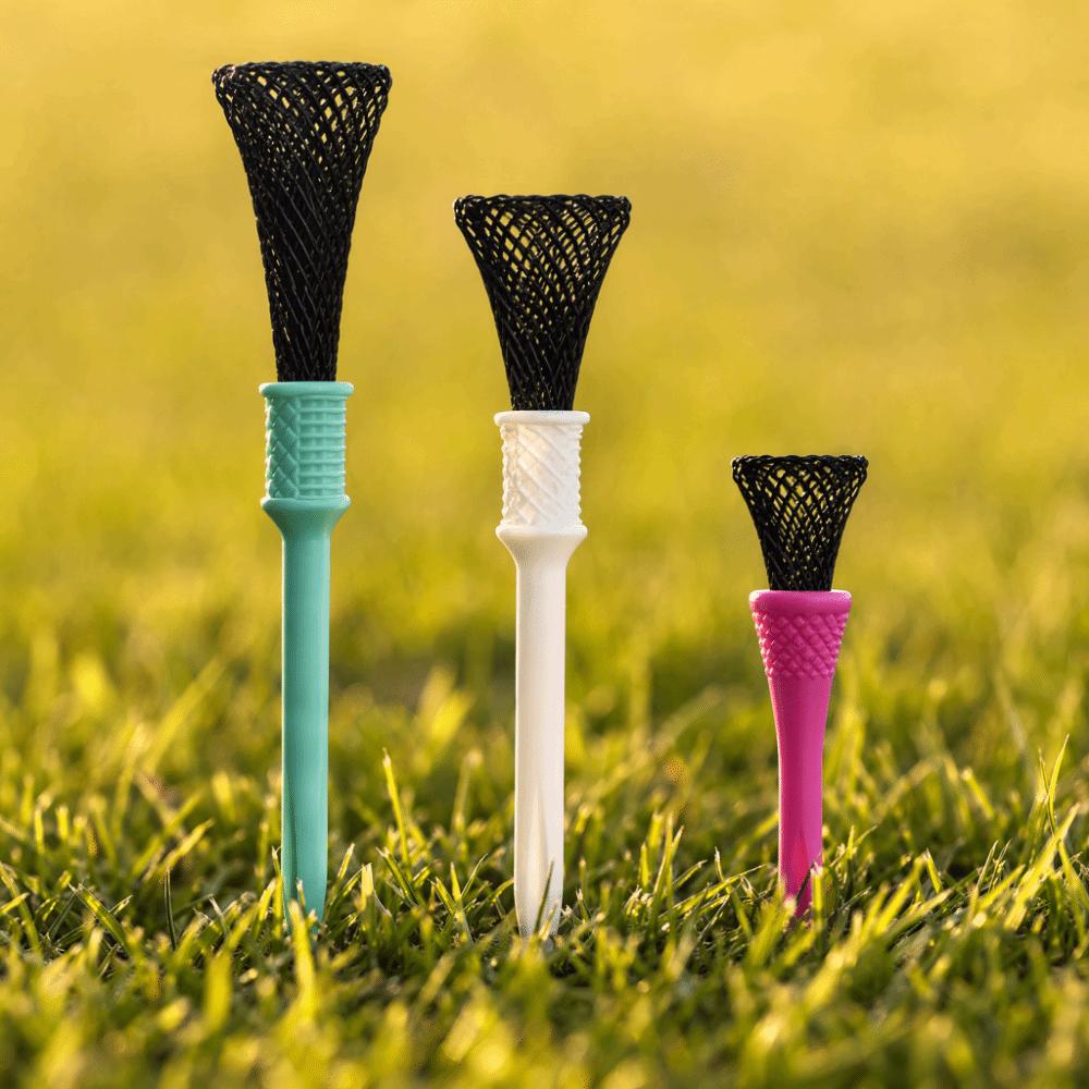 3pcs Pointed Tip Golf Tee Set Textured Collar Golf Tees Professional Step Tee Set  Driving Range