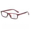 Unisex Square Multifocal Reading Glasses HD Lens Anti Blue Light Far Sight Vintage Eyewear for Men and Women