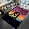 Silent Walk Sunset carpet Living room and bedroom mats Suitable for all seasons Protective pad Room Dormitory decoration