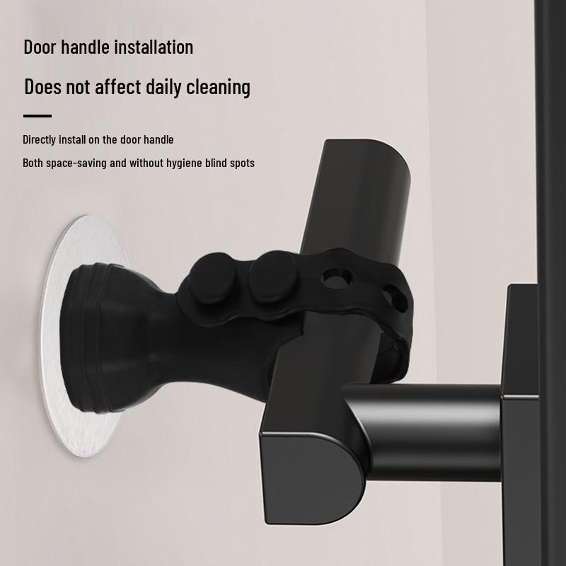 Silicone No-Drill Door Stopper & Anti-Collision Pad