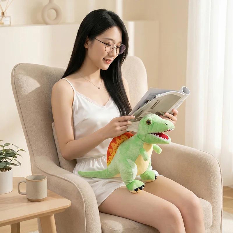 Simulation Jurassic Dinosaurier Plüschtiere Stofftiere Lebensecht Triceratopstyrannosaurus Pterosaurier Puppe Niedliche Schreibtisch-Haustiere Kindergeschenk