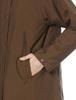 The North Face Compact Nomad Padded Slate Size L Women's Coat, Fleece, Windproof, Water-Repellent, Lightweight, Camping, Brown/Cappuccino,