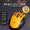 Upgraded Bluetooth Wireless 3 Connection Modes Rechargeable Ergonomic Wireless Mouse with Visual Battery DPI Ideal for Office and Study Mouse,