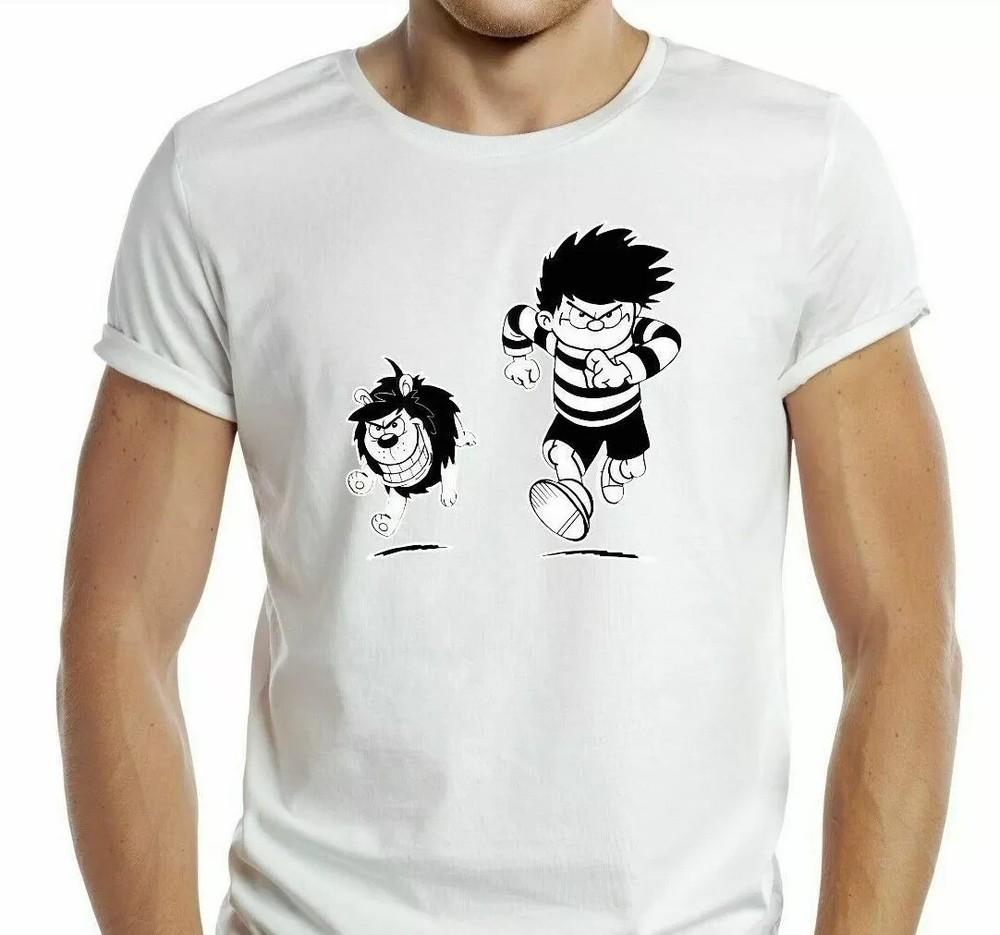 Dennis the menace T-SHIRT T-Shirt Retro Cool Gift Tee Cartoon Comic Book 80s UK Unisex T-Shirt M