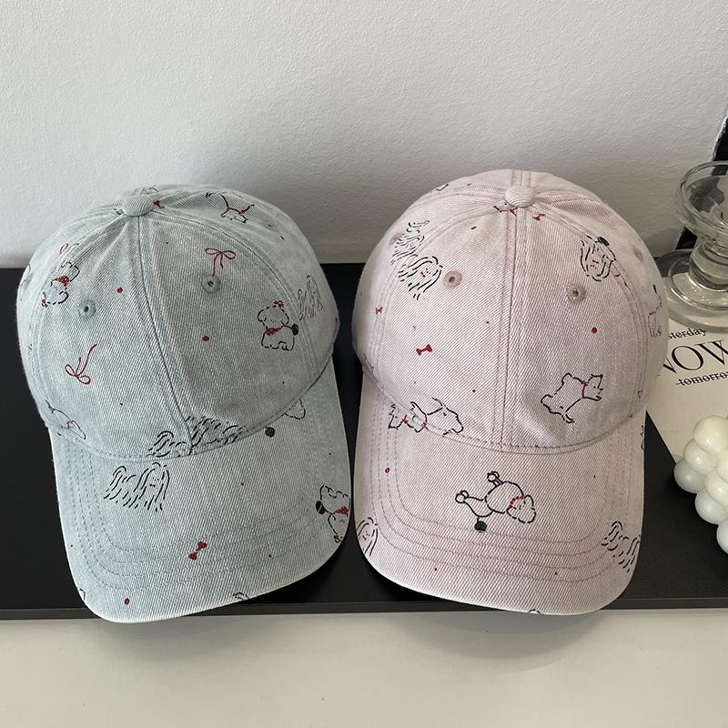 2025 New Cartoon Baseball Cap Retro Women Spring and Summer Fashion Casual Cute Versatile Quality Trend Beret Cap