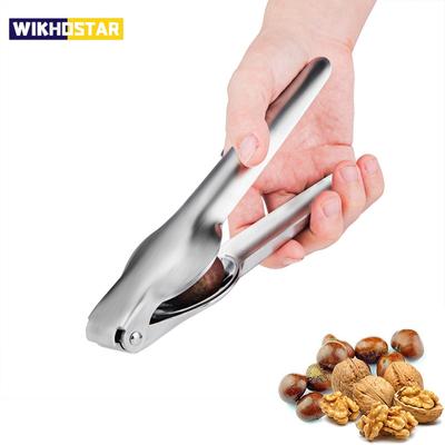 Edelstahl 2 in 1 Schnelle Kastanienklammer Walnusszange Metall Nussknacker Scheller Nussöffner Küchenwerkzeuge Cutter Gadgets