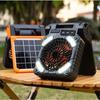 Folding Design Camping Fan with LED Light 90° Folding Portable Tent Fan  Fishing Trip