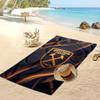 West Ham United Fußball-Print Strandtuch, Großes Weiches Schnelltrocknendes Handtuch für Strand Camping Schwimmen