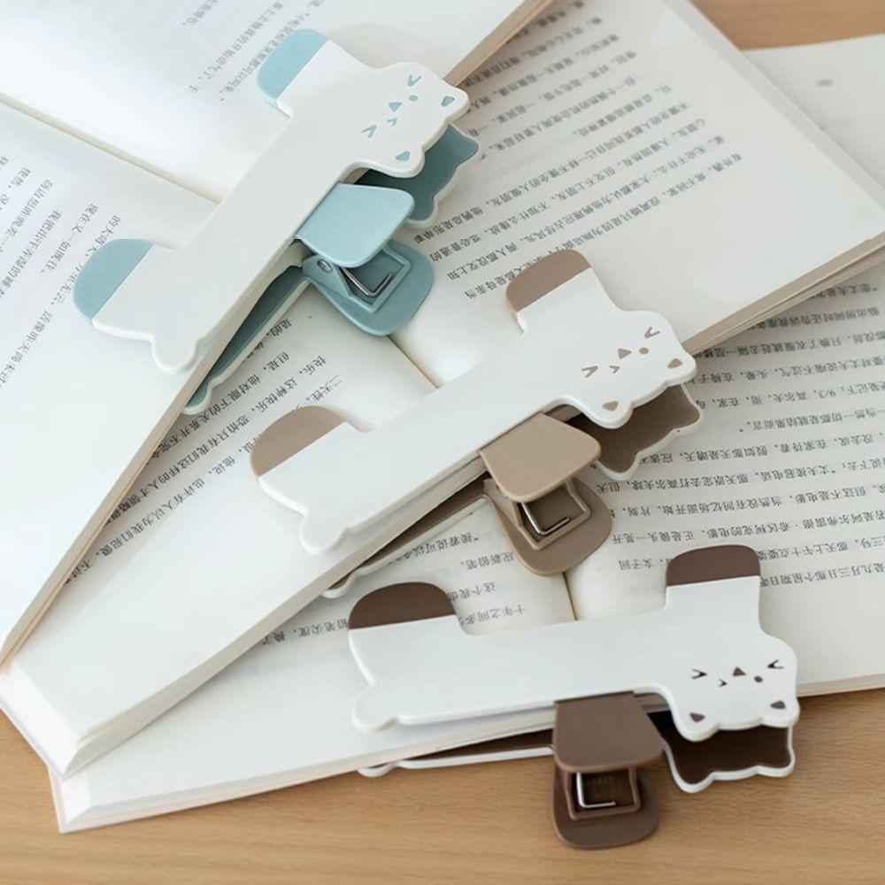 Stereoscopic Reading Auxiliary Fixed Book Clip Plastic Puppy Reading Clip Student Use