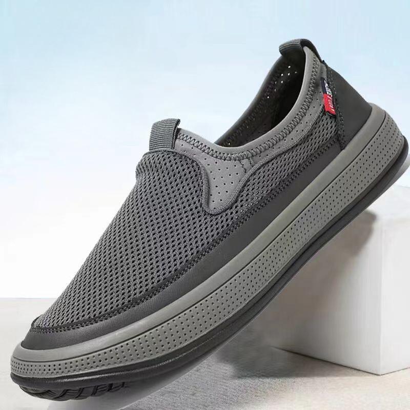 Men's Summer New Casual Sports Lightweight Breathable Comfortable Outdoor Anti-slip Shoes Slip-on Casual Shoes 2025