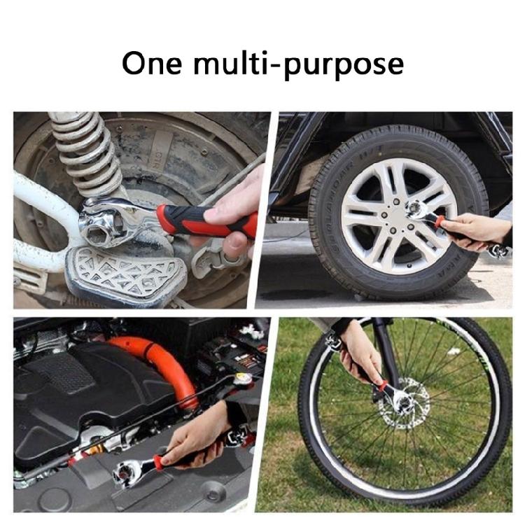 Industrial 52 In 1 Magnetic Socket Wrench Metal Construction Double Head Wrench for Professional Technicians