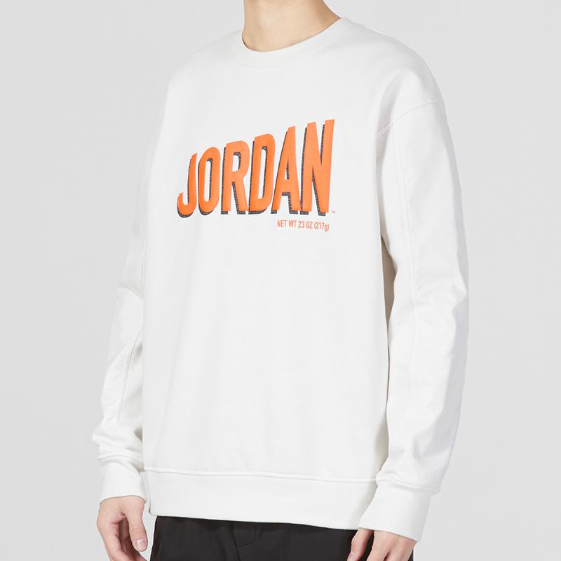 Jordan Flight Mvp Gfx Fleece Crew Sweatshirt Men Tops White DV7589-030