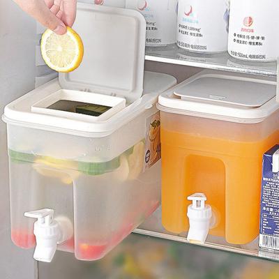 Cold Kettle With Faucet Large Capacity Lemon Fruit Teapot Cool Water Bucket Kitchen Drinkware Kettle Pot Cold Water Jug