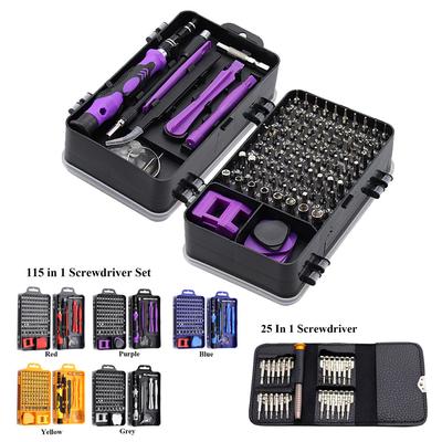 115 In 1 Screwdriver Set Precision Screwdriver Multi Computer PC Phone Device Repair Hand Home Tools
