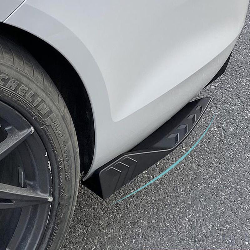 For VW Golf Mk8 MK7 MK7.5 MK6 MK5 GTI GTD GTE R R-LINE 2Pcs Rear Bumper Lip Wrap Angle Diffuser Splitter Canard Spoiler