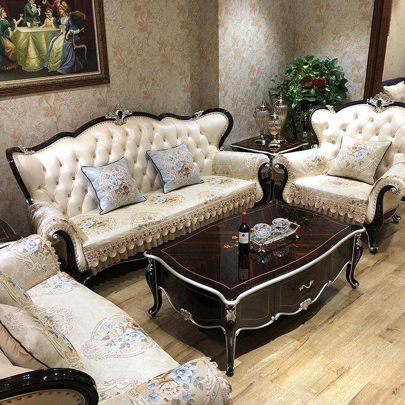European Luxury Jacquard Sofa Cover Chenille Fabric Non-slip Sofa Cushion Living Room Decoration Slipcover Protection Sofa Towel