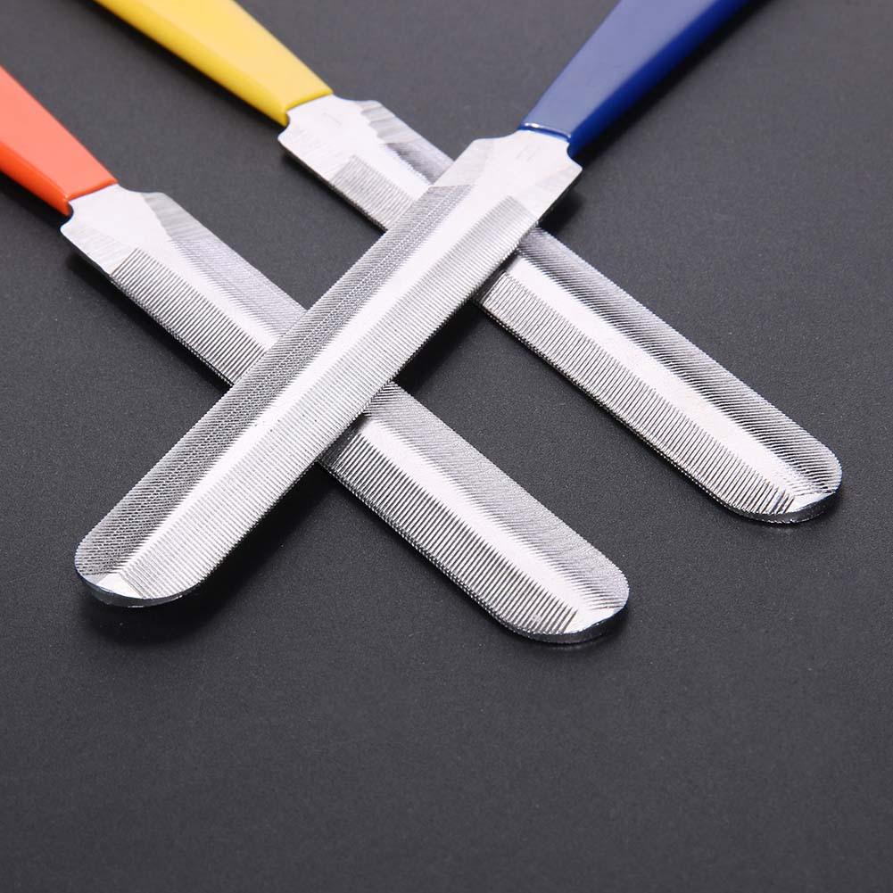 3 Pcs/set 6 Pcs/set Fret Crowning File Durable Diamond Nut Saddle Slot Grinding File Luthier Repair Tools Musical Instruments Accessories