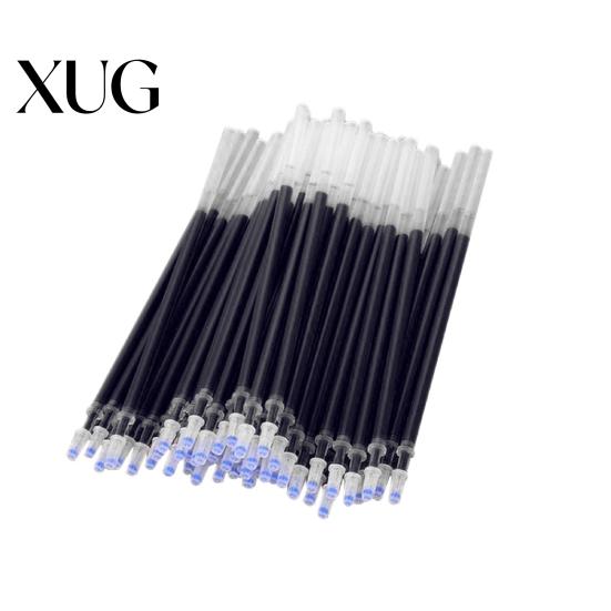Blue Pen 20Pcs Gel Refills Wear-resistant Super-smooth Plastic Ink 0.5mm Needle Tubing Penpoint for Office Ballpoint