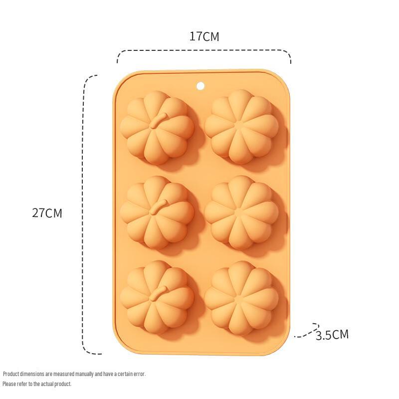 MDNG Harvest Pumpkin 6-Cavity Baking Pan
