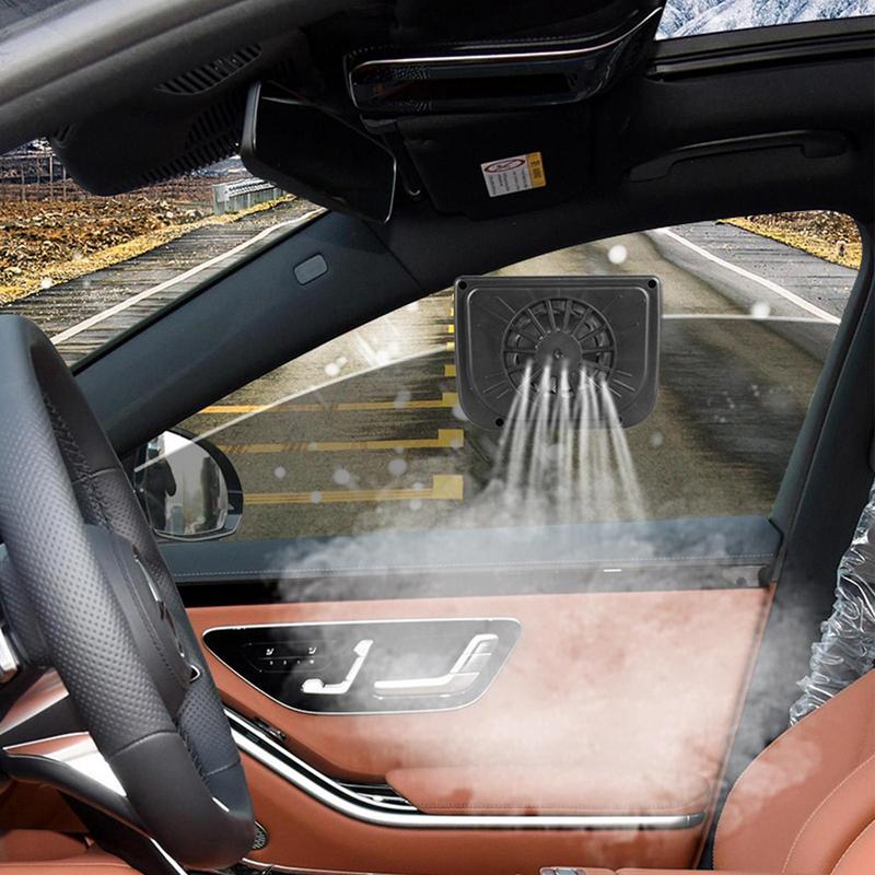 Car Window Fan Solar Powered Fast Rotation Car Window Vent Fan Solar Window Fan Compact Solar Powered Vent Fan Car Ventilation