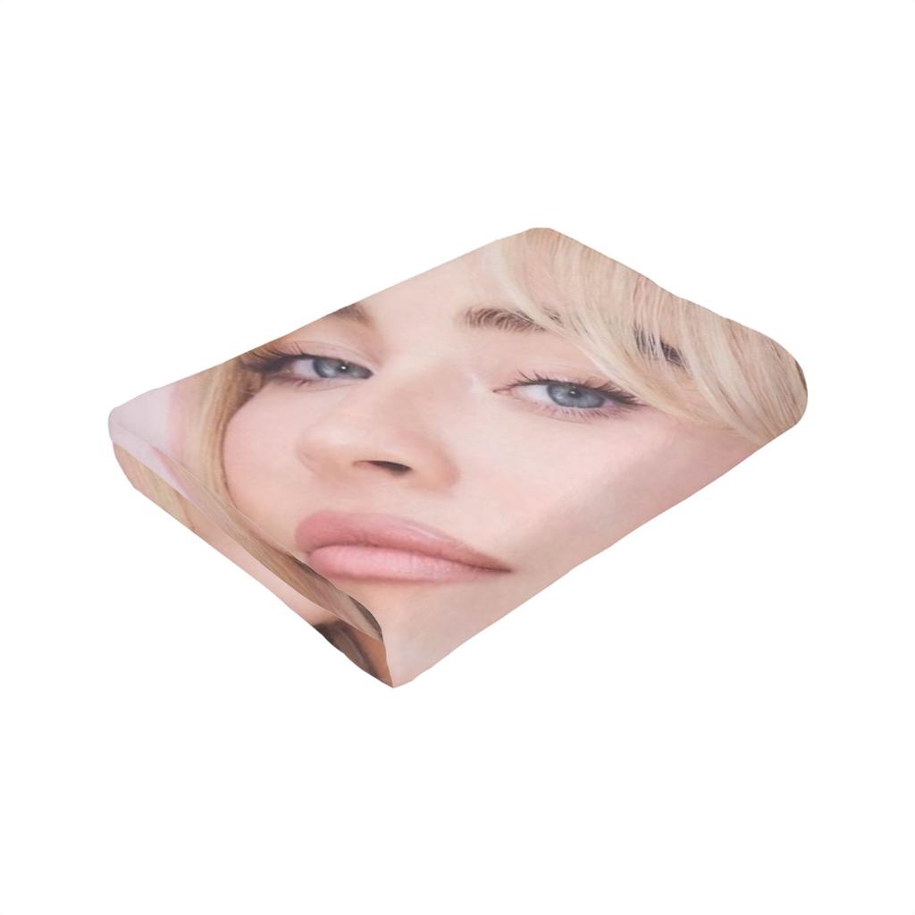 Coperta in Pile Sabrina Carpenter Decorazione Tessile Traspirante Coperta Plaid Ultra Morbida per Letto Auto Copriletto