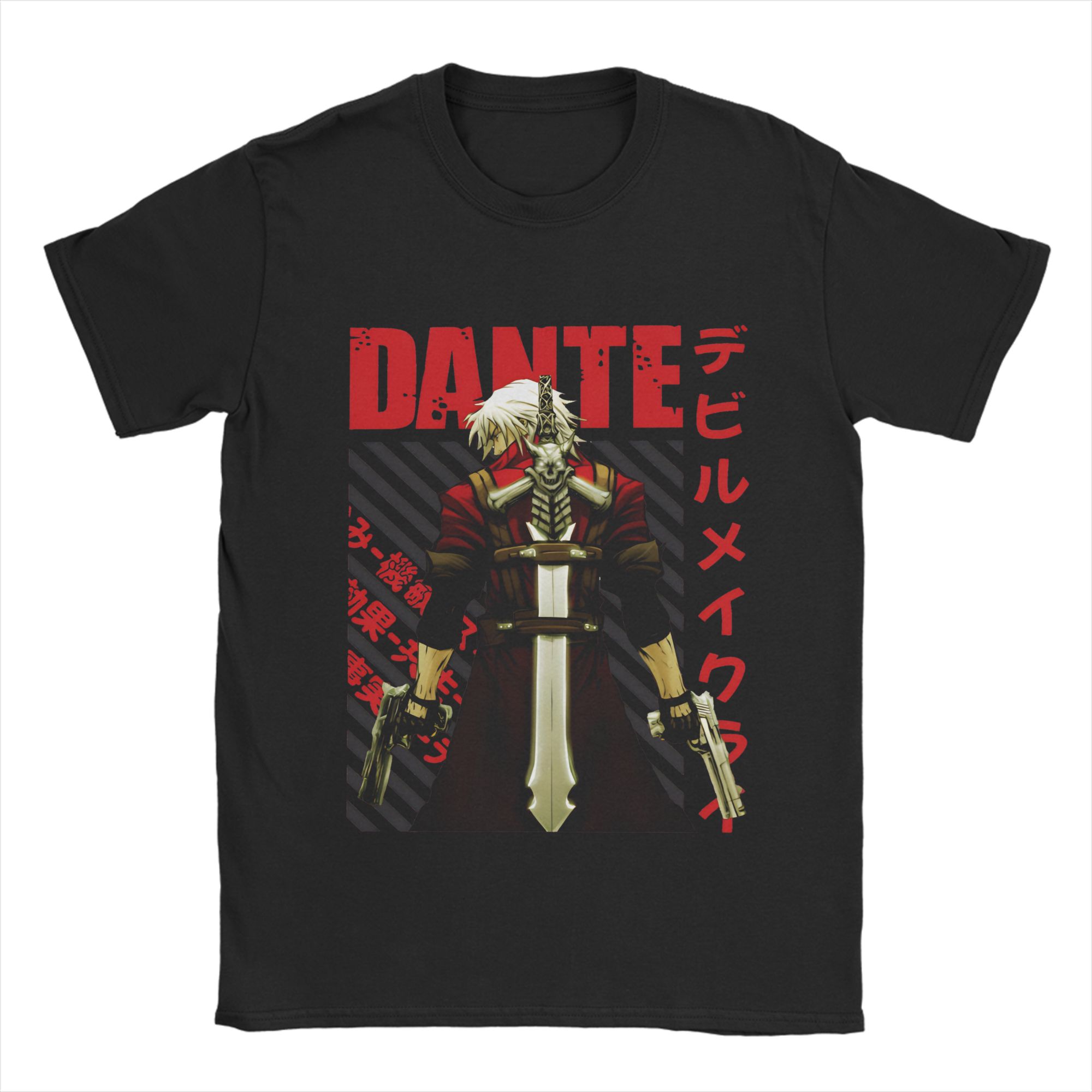 

Harajuku T Shirt Summer Devil May Crys Hip Hop T-Shirts Cotton Tshirt for Mens Y2K Classic Plus Size Short Sleeve Tops - Me... 5XL