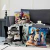 Cute P-Penguins Of M-Madagascar Personalized Pillow Cover Kids Bedroom Wild Party Decor Pillowcase Kid Birthday Shower Gift