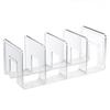 File Organizer for Desk 4 Compartments Large Magazine Manager Document Holder Thickened Bookshelf for Office Home